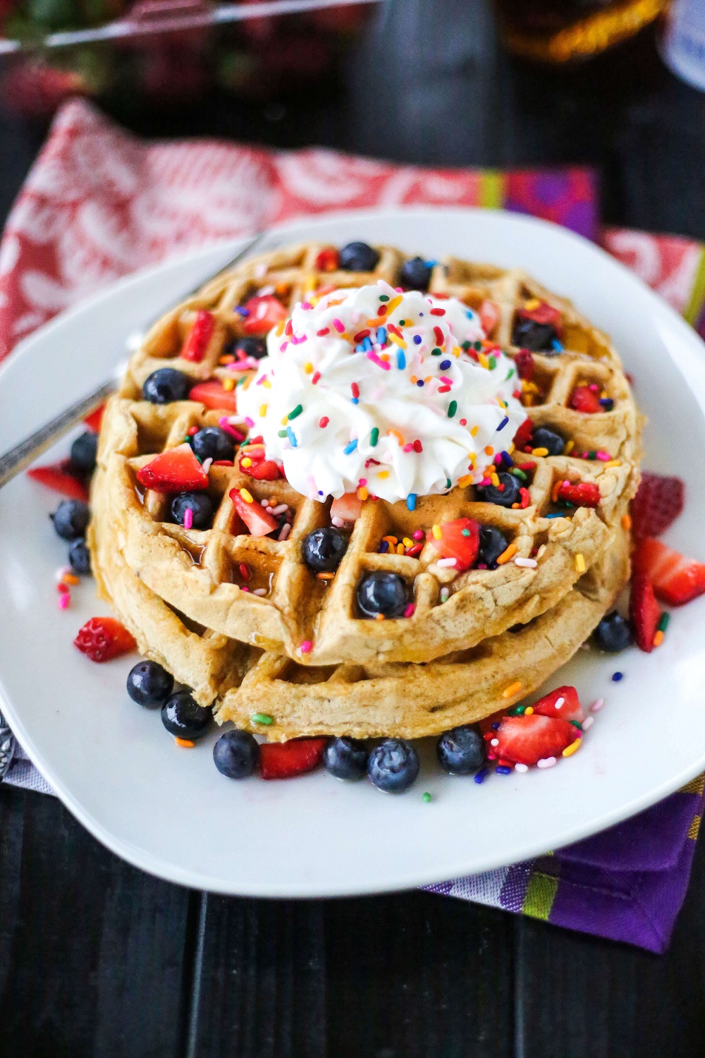 Simple Vegan Waffles