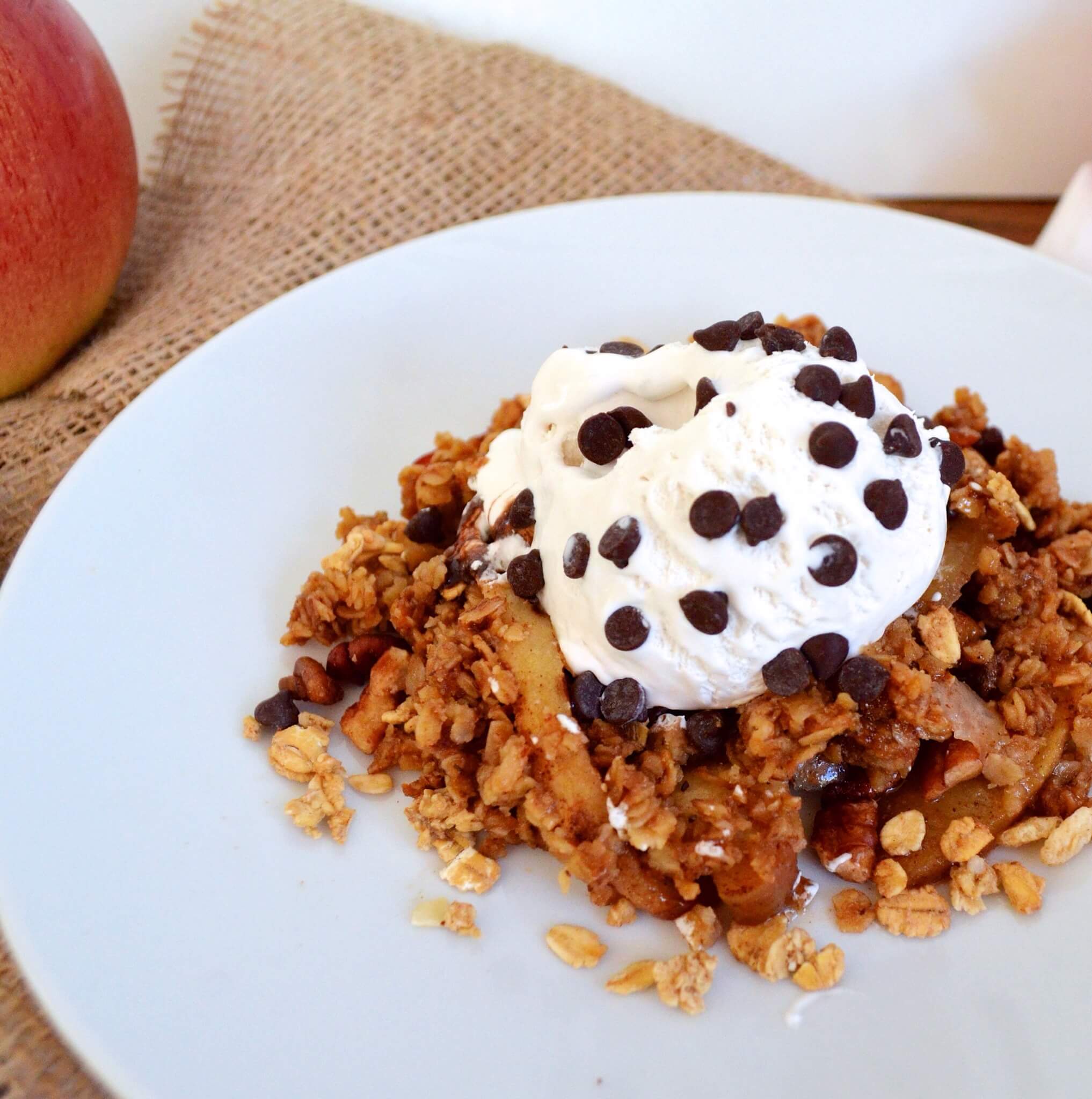 Sinless Apple Crumble