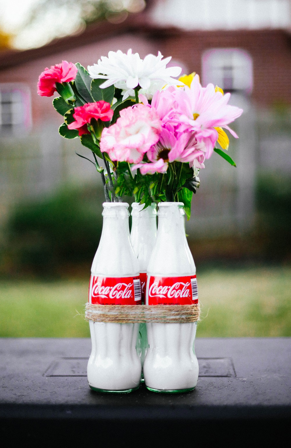 Coke Bottle Flower Vase DIY