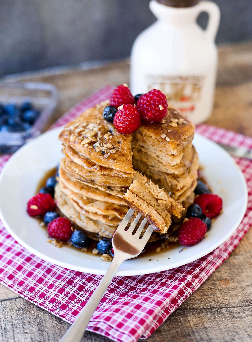 5 Minute Vegan Pancakes