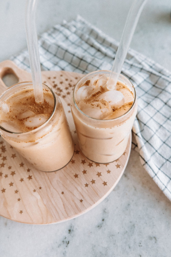 5 Ingredient Iced Chai Latte (vegan + easy!)