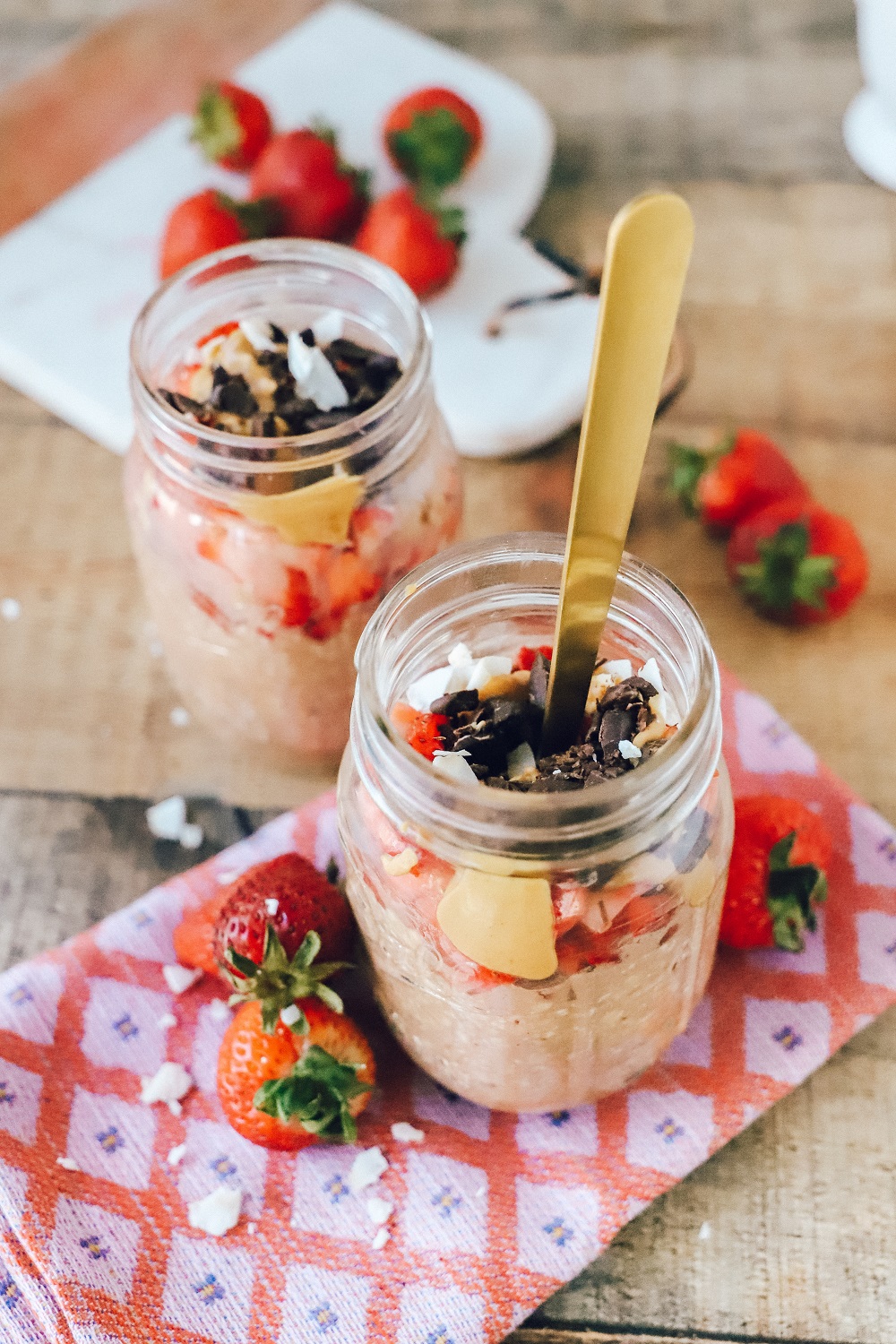 Chocolate Overnight Oatmeal Recipe + New Starbucks Sweet Mornings Coffee
