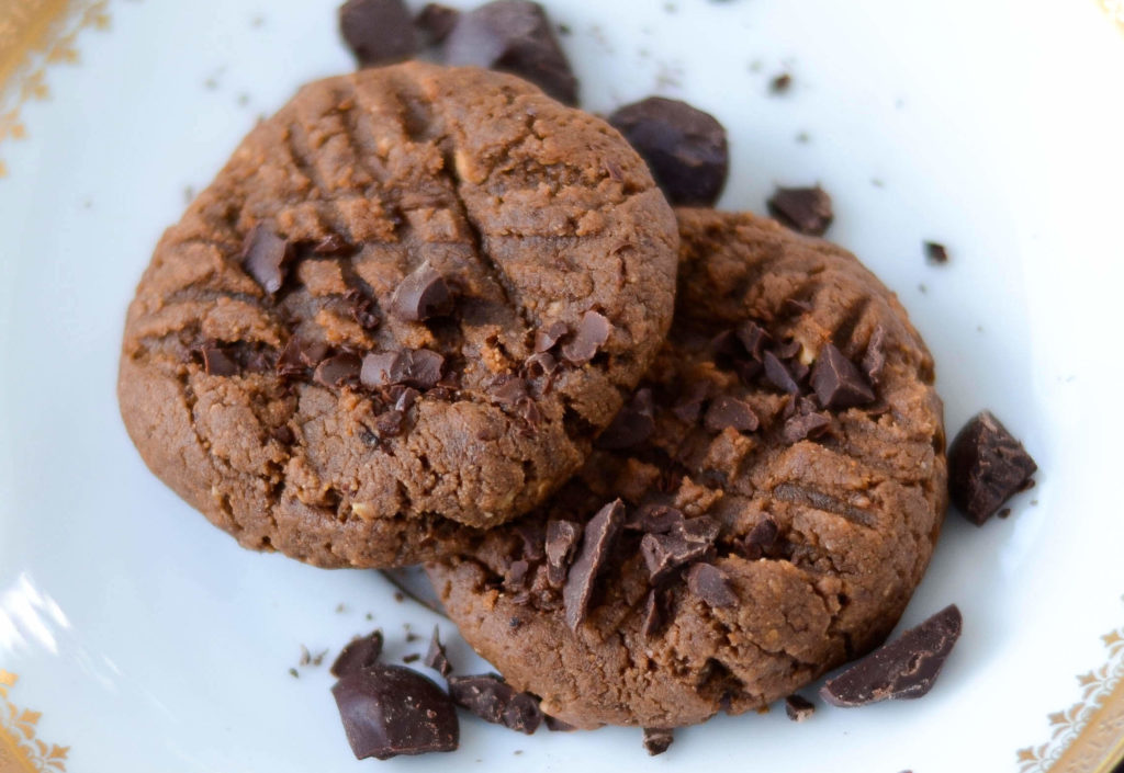 Soft Chocolate Almond Butter Cookies