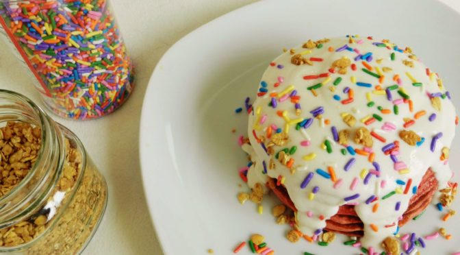Red Velvet Pancakes