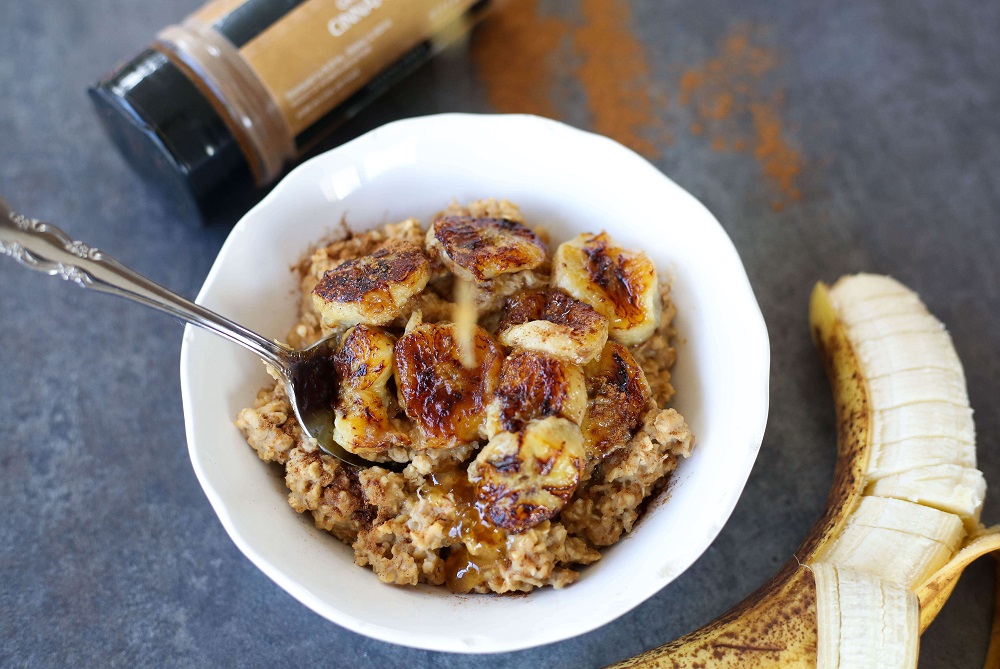 Bananas Foster Oatmeal