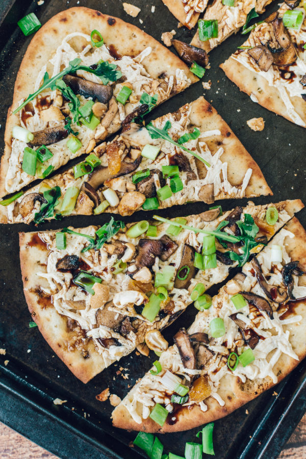 Sweet and Savory Balsamic Flatbread (Easy Vegan Summer Dinner)
