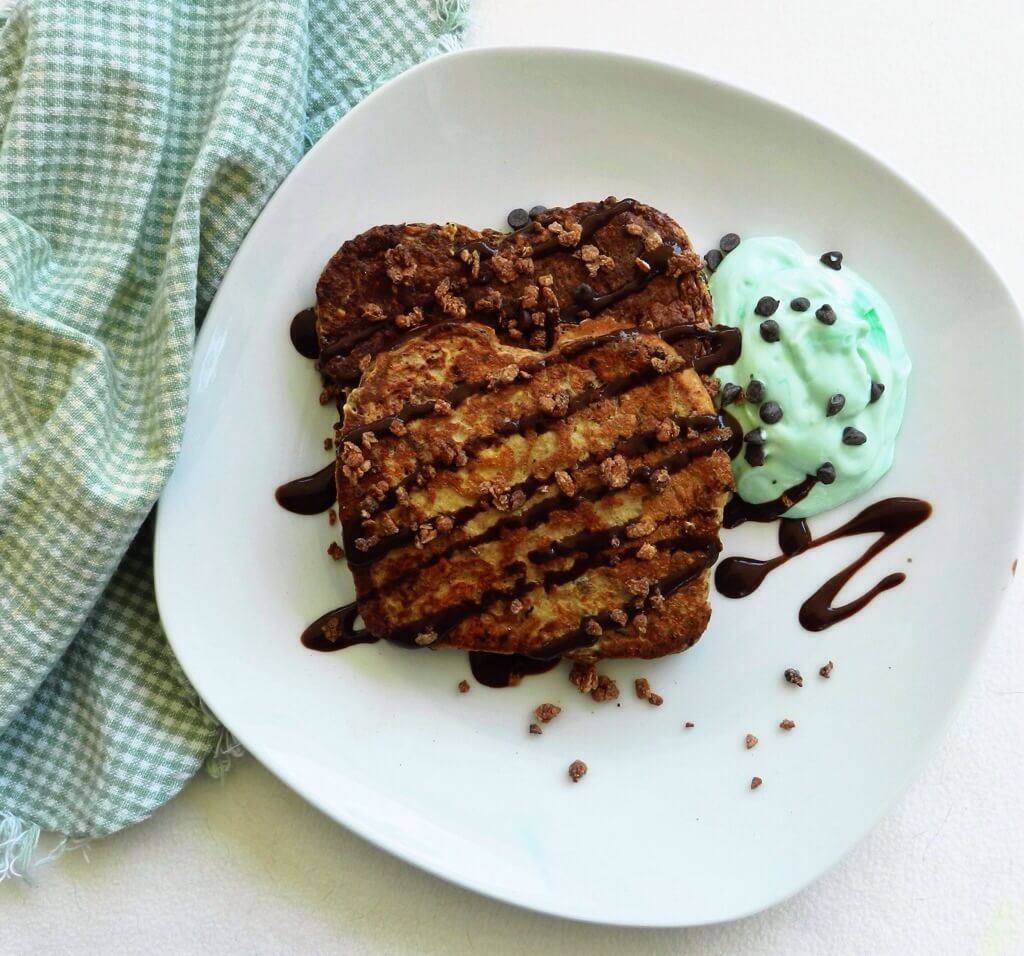 Mint Chocolate Chip French Toast